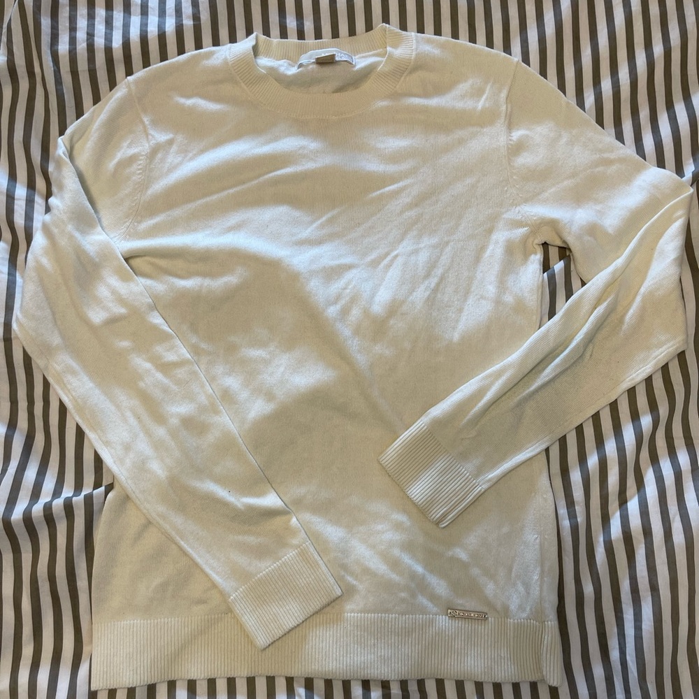 Michael Kors White Knit Sweater